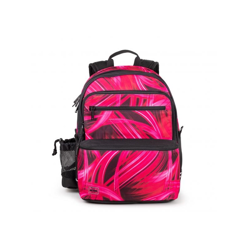 Kooli-seljakott Square Pink Lightning